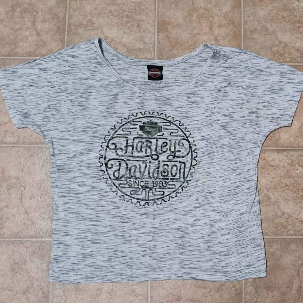 Harley-Davidson Women's Gray T-Shirt